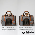 Transportín Plegable Acolchado para Gatos y Perros Pequeños